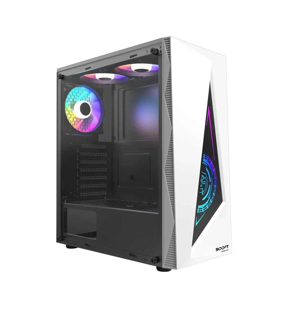Boost Jaguar White Color PC Case Price in Pakistan Main image
