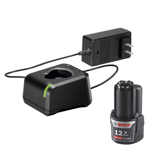 Bosch 12V 2.0Ah Battery and 12V Charger Starter Kit