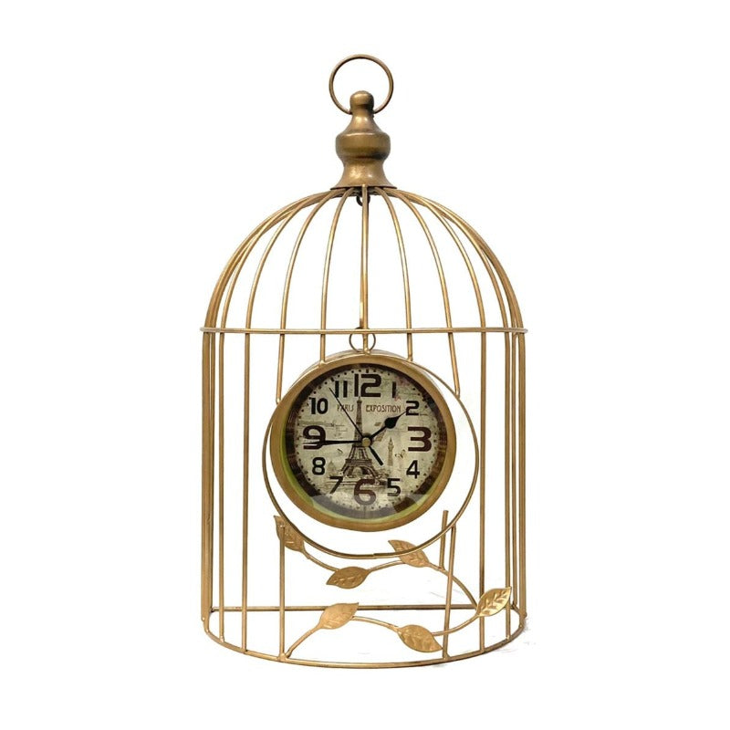 Metal Cage Table Clock Price in Pakistan