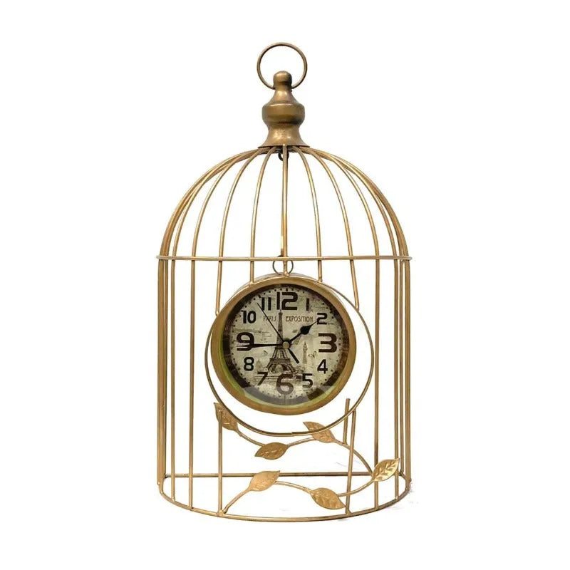 Metal Cage Table Clock Price in Pakistan