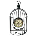 Cage Table Clock