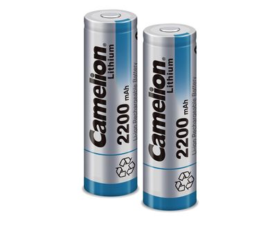 Camelion AA2 Rechargeable Lithium Battery (2200mAH)