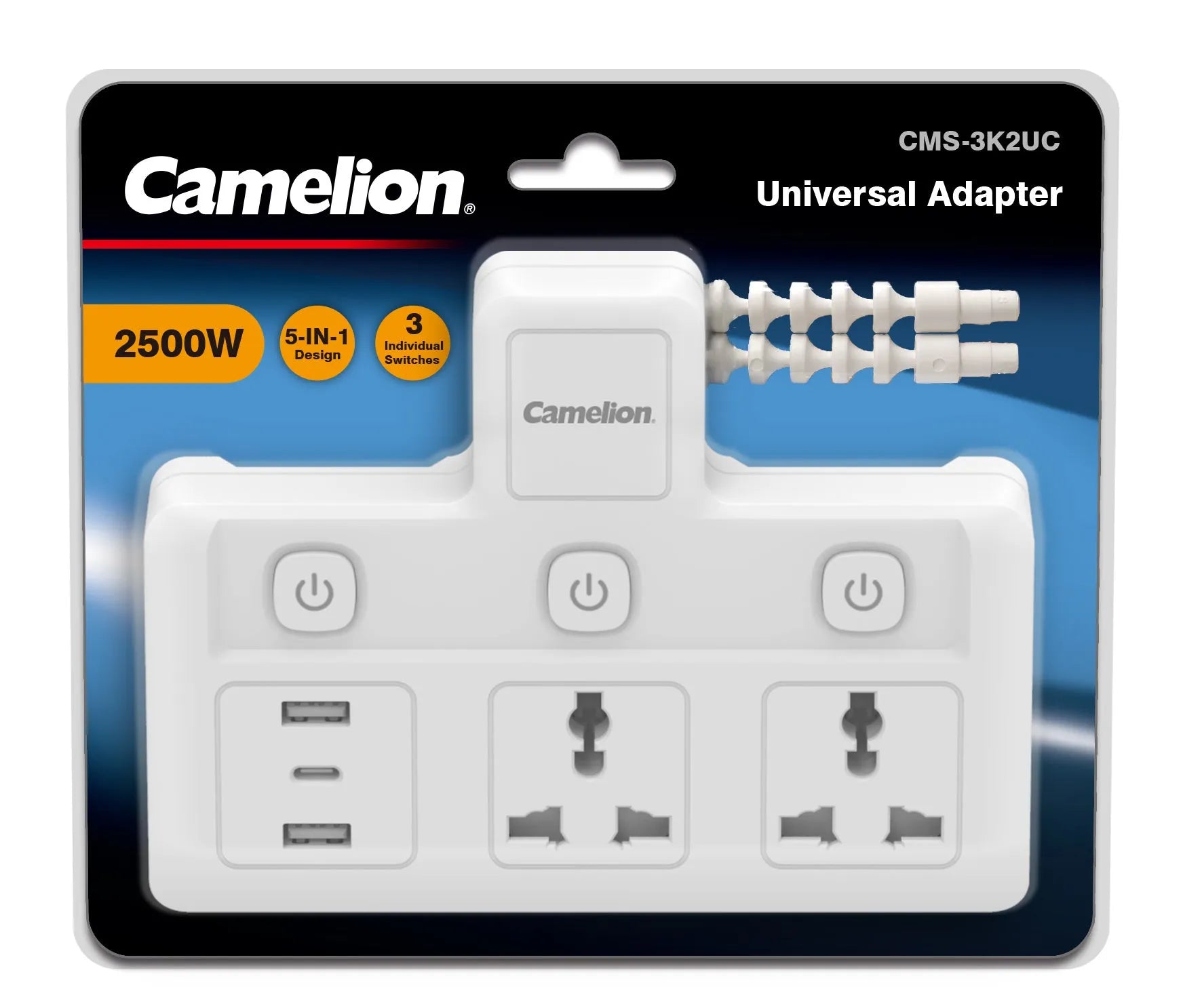 Camelion CMS-3K2UC Universal Adapter Secondary image
