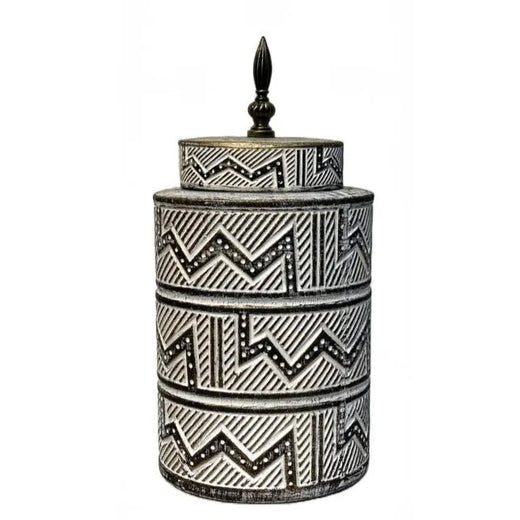Ceramic Vase Black & White Large Price in Pakistan