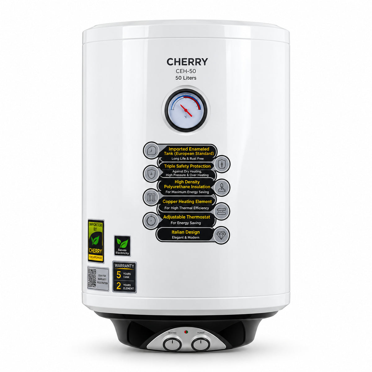 Cherry CEH-50 Inverter Geyser Price in Pakistan