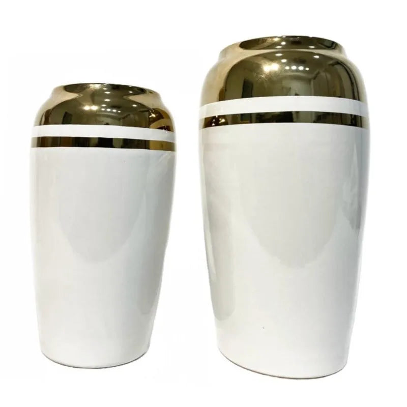 Chic Ceramic Flower Vase Set Of 2 Price in Pakistan Main image