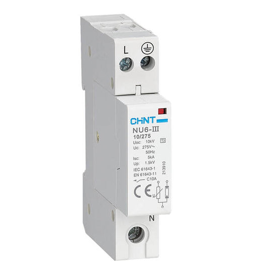 Chint 1 Pole NU6-ⅡG/F Low-voltage AC Surge Protective Device