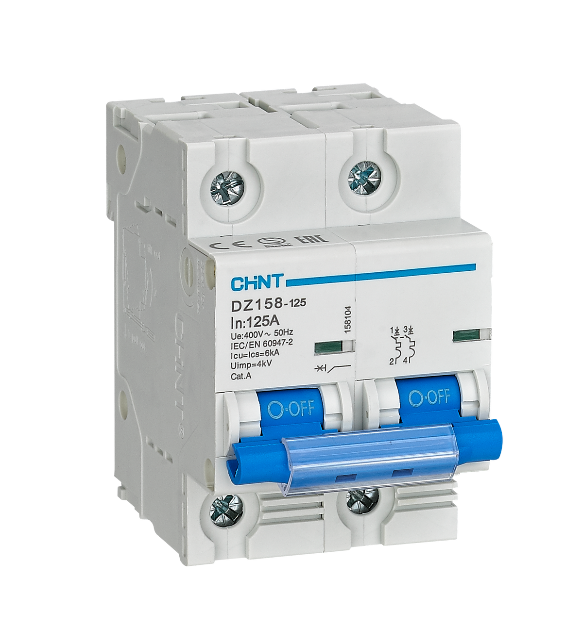 Chint DZ-158 2 pole DC Miniature Circuit Breaker Price in Pakistan