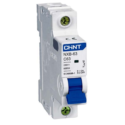 Chint NXB-63-C 1 pole 6ka Miniature Circuit Breaker Price in Pakistan