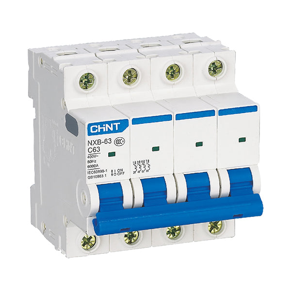 Chint NXB 63 C 4 pole 6ka MCB Breaker Price in Pakistan