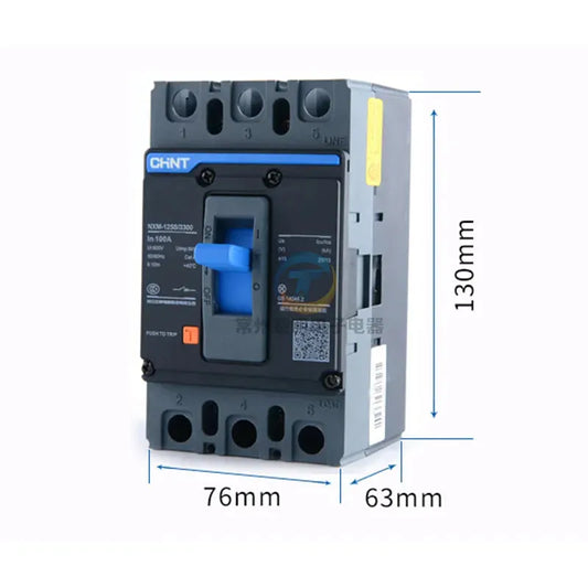 Chint Nxm 125 S 3 Pole Molded Case Circuit Breaker Price in Pakistan 