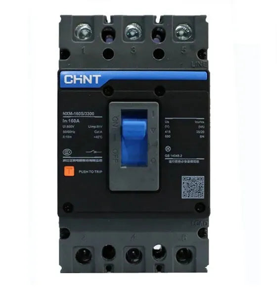 Chint Nxm 160 S 3 Pole 160Amp MCCB Breaker Price in Pakistan Main image