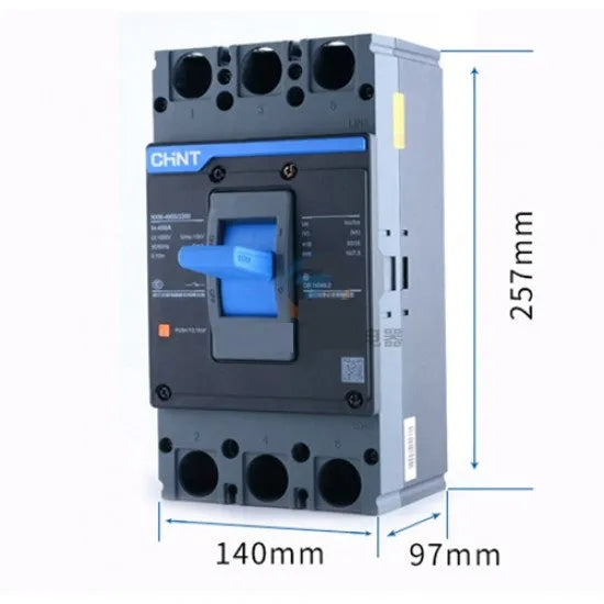 Chint Nxm 400 S 3 Pole Molded Case Circuit Breaker Price in Pakistan Main image