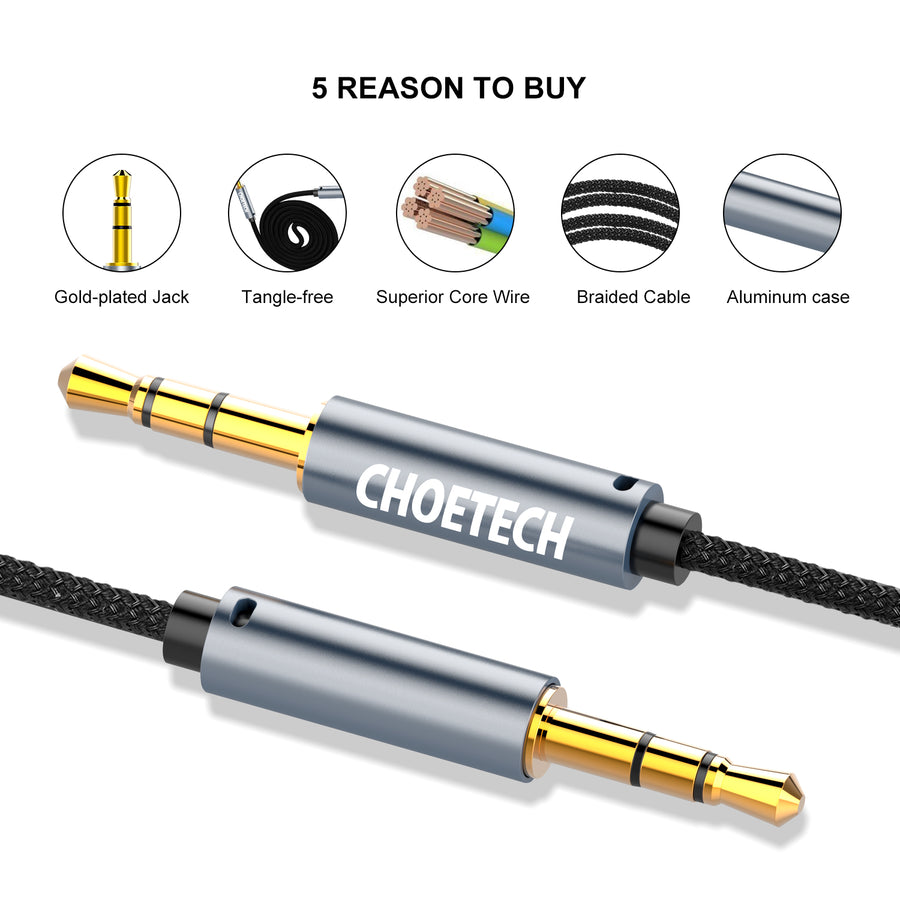 Choetech Male to Male Audio Aux Cable Price in Pakistan