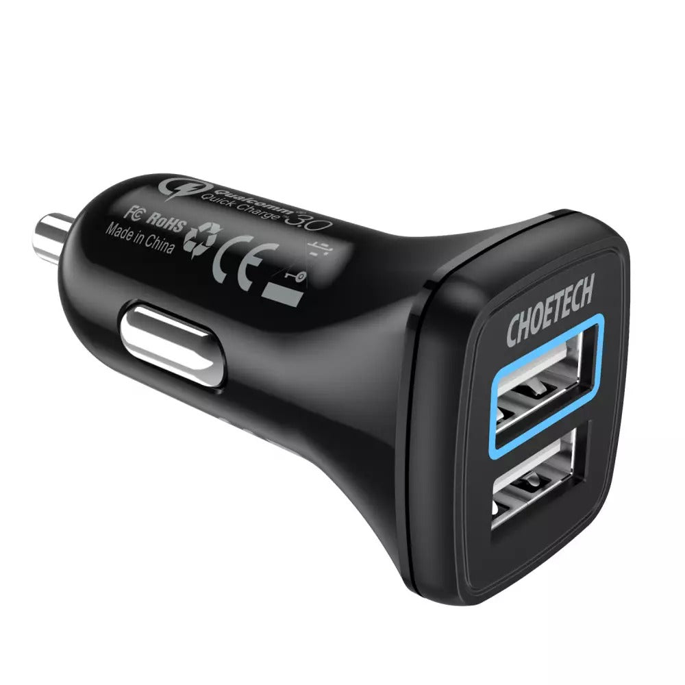 Choetech Dual USB A Ports Car Charger Price in Pakistan