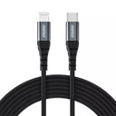 Choetech IP0039 USB-C to Lightning Nylon Braided Cable(1.2m/3.9ft)