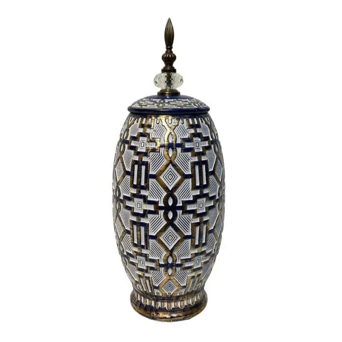 Classic Ceramic Vase With Cover Price in Pakistan Main image