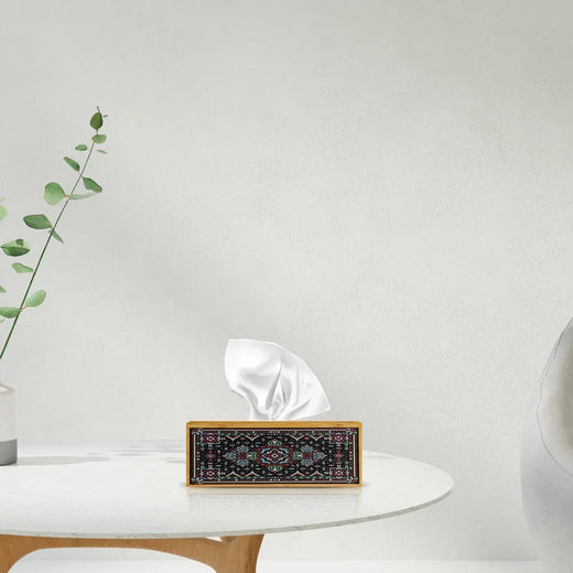 Classic Print Wooden Tissue Box Price in Pakistan