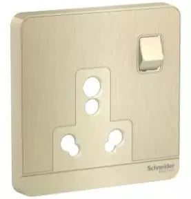 Clipsal AvatarOn 6A 3 Pin Metal Gold Switch Socket Price in Pakistan