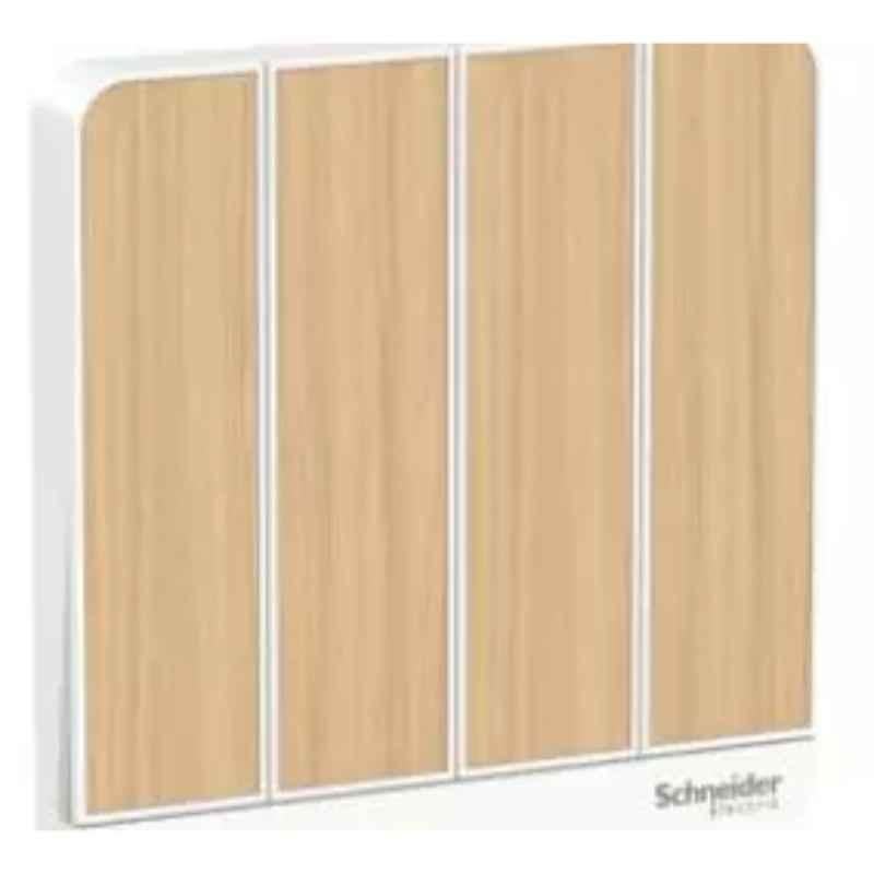 Clipsal AvatarOn 4 Gang Light Wood Cover Plate Price in Pakistan