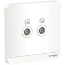 Clipsal AvatarOn 1-2 Gang TV Socket 75 Ohm