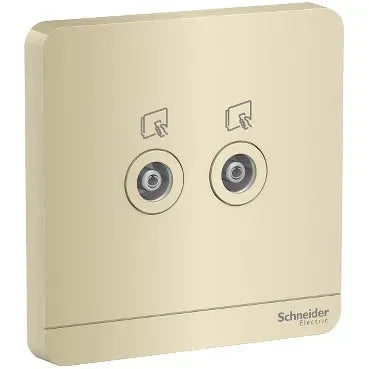 Clipsal AvatarOn TV Socket 2 Gang Wine Gold Price in Pakistan