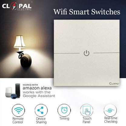 Clopal 1 Gang Smart Touch Pearl Switch Price in Pakistan