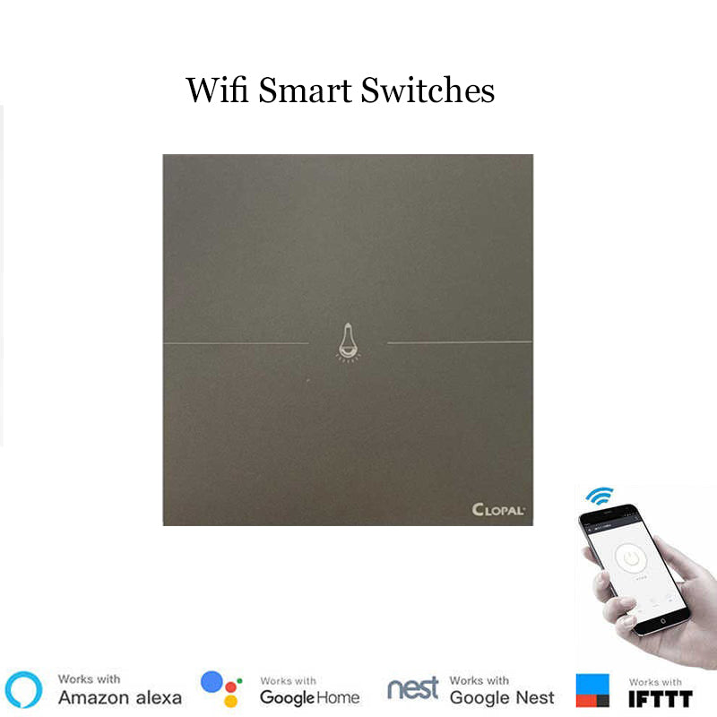 Clopal 1 Gang Smart Touch WIFI Switch Price in Pakistan