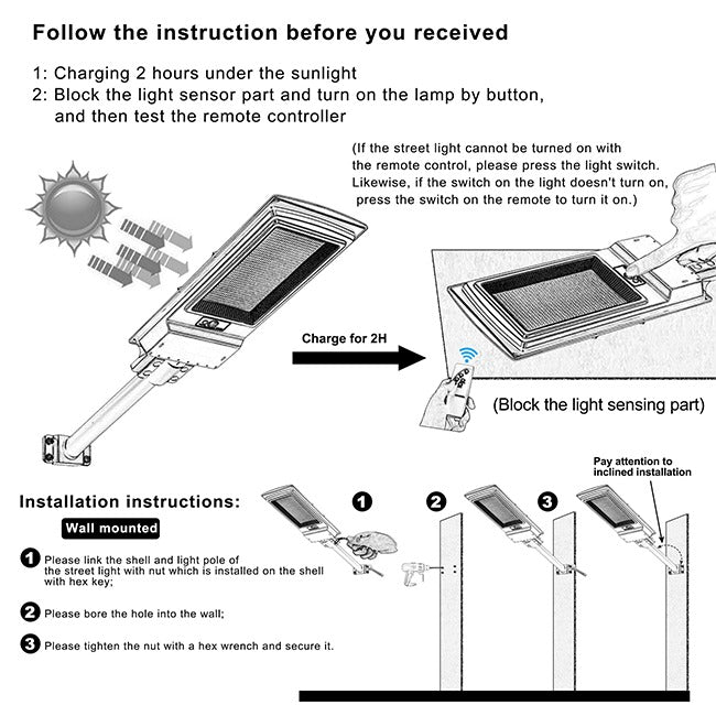 Clopal 120W LED Solar Street Light Motion Sensor Cool White Price in Pakistan