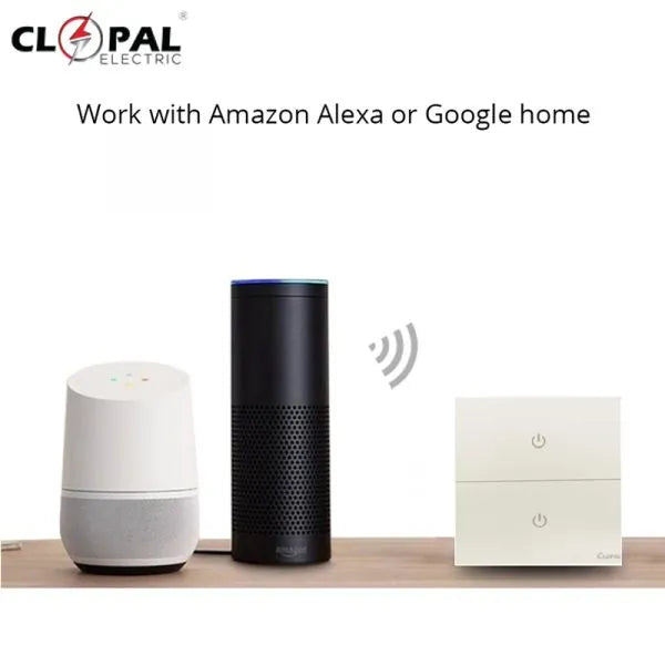 Clopal 2 Gang Smart Touch WIFI Switch Price in Pakistan