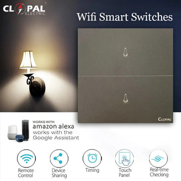 Clopal 2 Gang Smart Switch Price in Pakistan