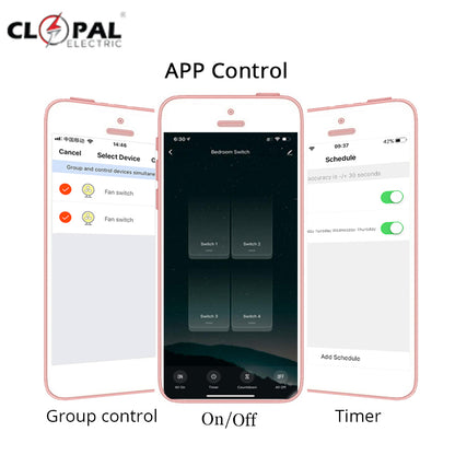 Clopal 4 Gang  WIFI Switch Price in Pakistan