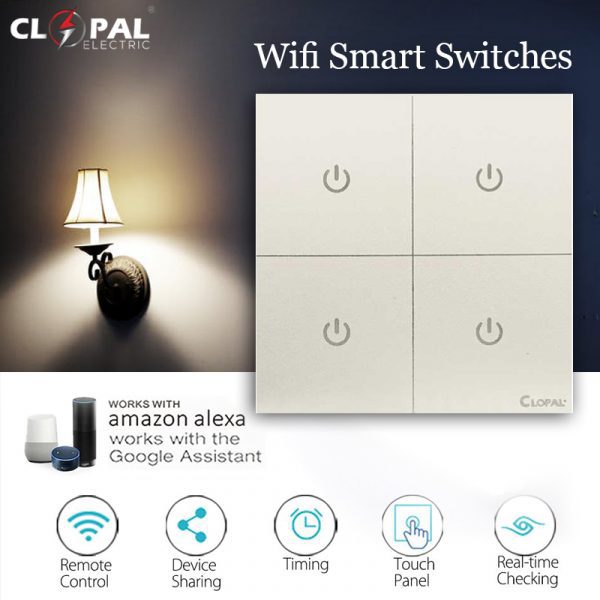 Clopal 3 Gang Smart Touch Switch Price in Pakistan