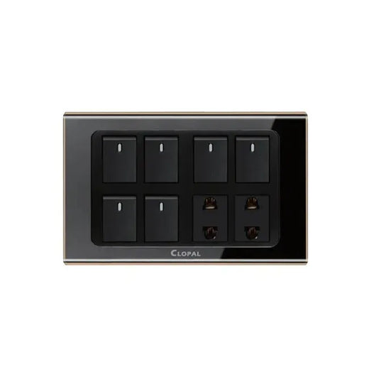 Akoya Rectangle Twin Coloured Surrounds Black Price in Pakistan
