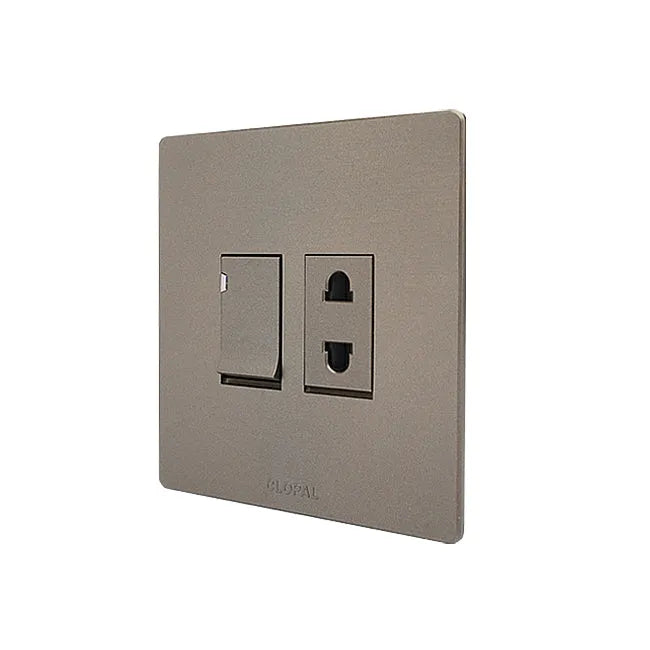 Clopal Flatty Series 1 switch + 1 socket Outlet Secondary image