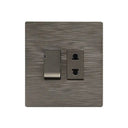 Clopal Flatty Series 1 switch + 1 socket Outlet