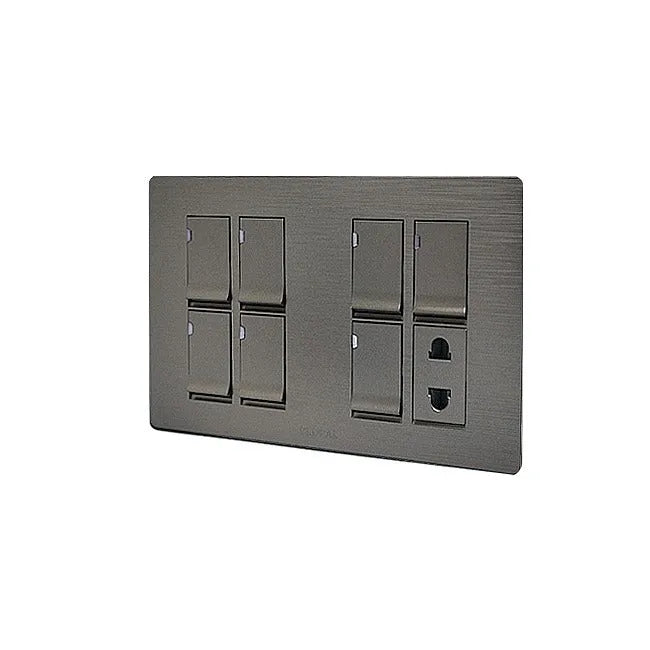  Clopal Flatty Series 3 switch + 1 socket Outlet Price in Pakistan