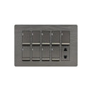 Clopal Flatty Series 9 switch + 1 socket Outlet