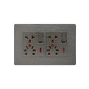 Clopal Flatty Double 6 in 1 Switch Socket Outlet