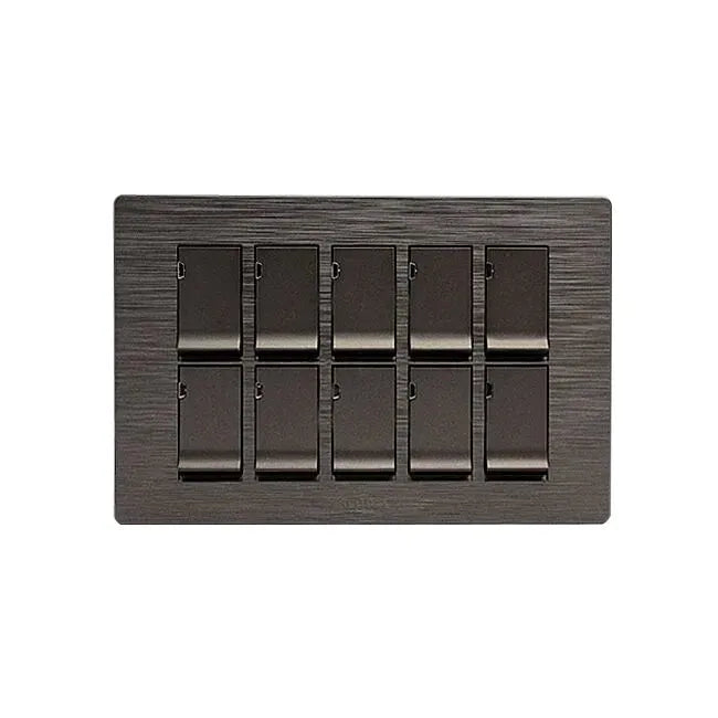 Clopal Focus Series 9 switch + 1 socket Outlet Price in Pakistan