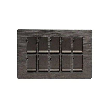Clopal Focus Series 9 switch + 1 socket Outlet Price in Pakistan