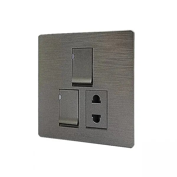 Clopal Flatty Series 2 switch + 1 socket Outlet Secondary image