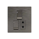 Clopal Flatty Series 2 switch + 1 socket Outlet