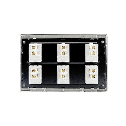 Clopal Focus Series 6 switch + 2 socket Outlet Price in Pakistan