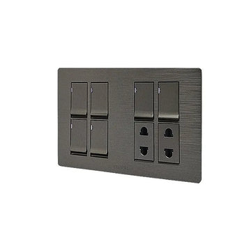 Flatty Series 2 switch + 2 socket Outlet Price in Pakistan