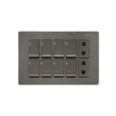 Clopal Flatty Series 8 switch + 2 socket Outlet