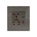 Clopal Flatty Series 6 in 1 Multi Switch Socket Outlet