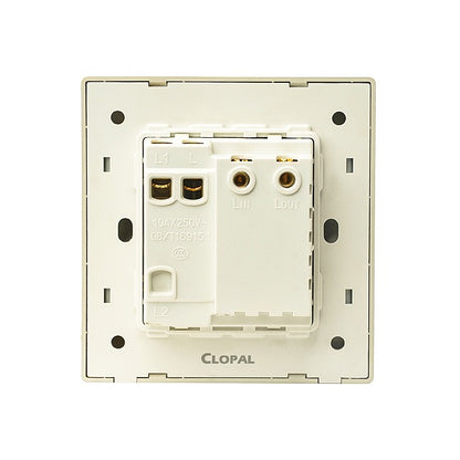 Clopal ARC Series 1 switch + 1 Dimmer Outlet Price in Pakistan