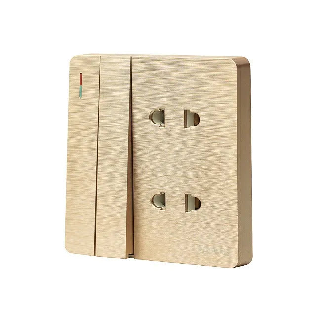 Clopal ARC Series 2 switch + 2 socket Outlet Secondary image