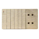 Clopal ARC Series 6 switch + 2 socket Outlet
